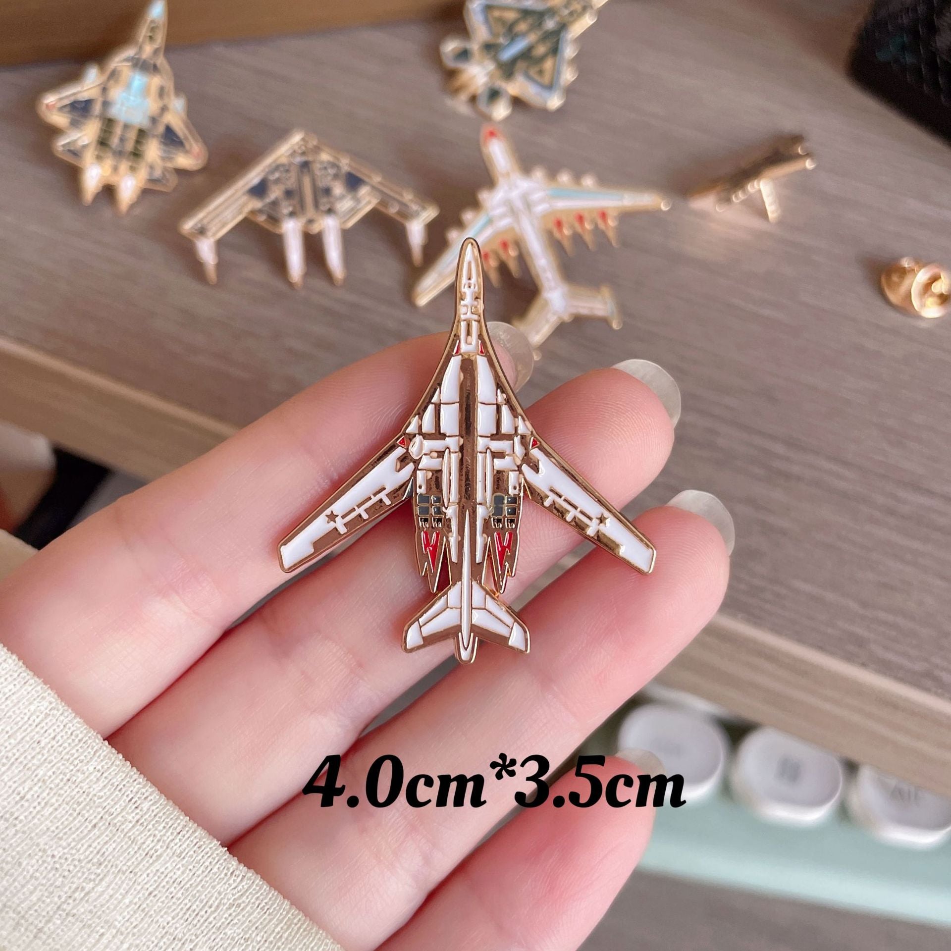 Wholesale Zhuhai Air Show aircraft Brooch