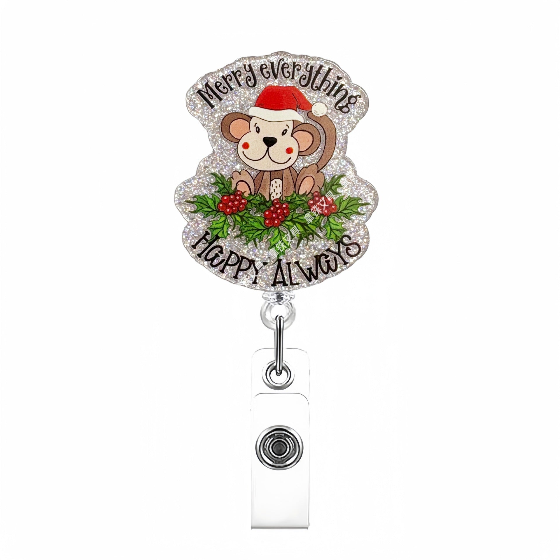 Wholesale  Christmas animal nurse Badge Reels