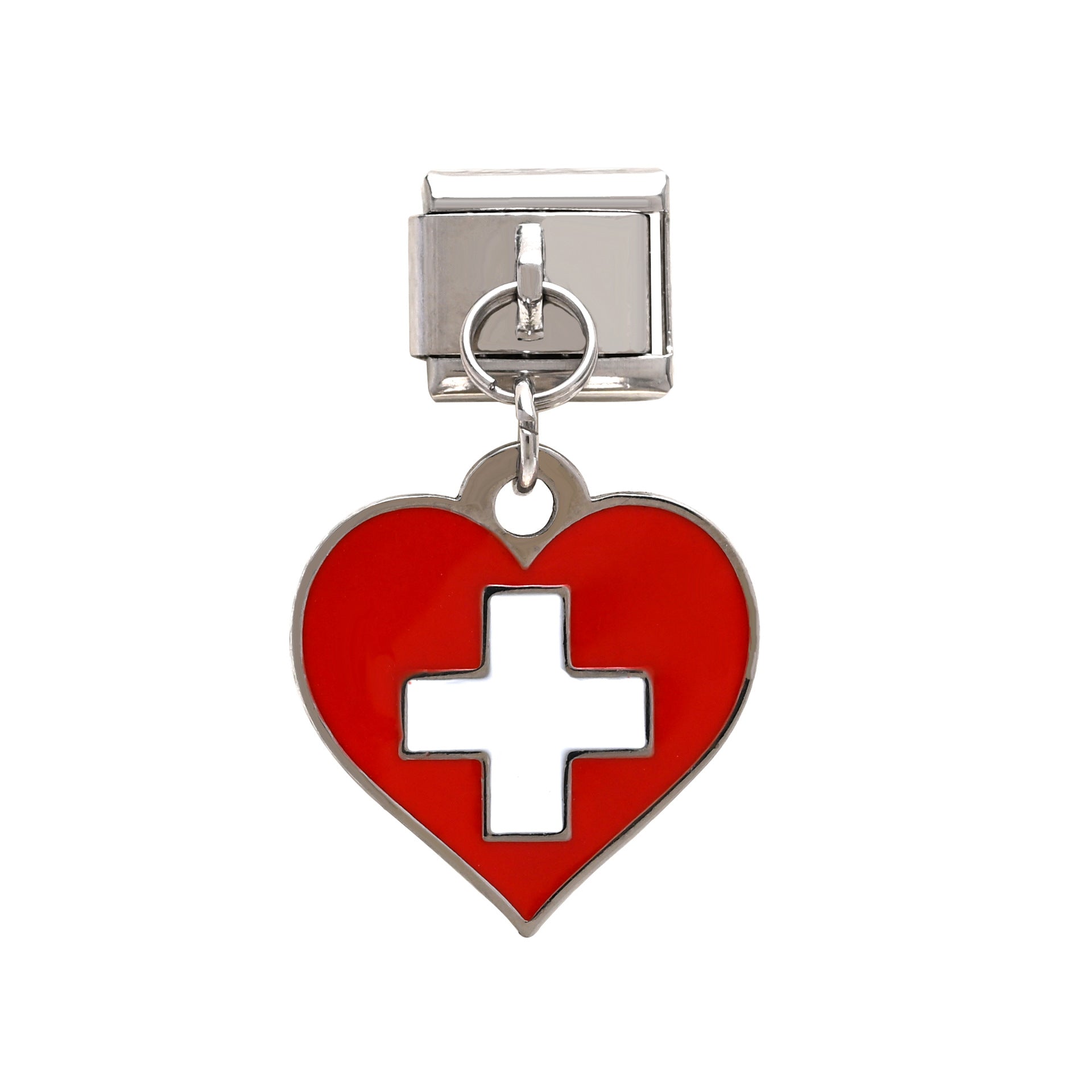 Wholesale 5pcs/ pack  9mm Italian Charm Starter Bracelets DIY square Single Section Creative Stainless Steel Composable Bracelet