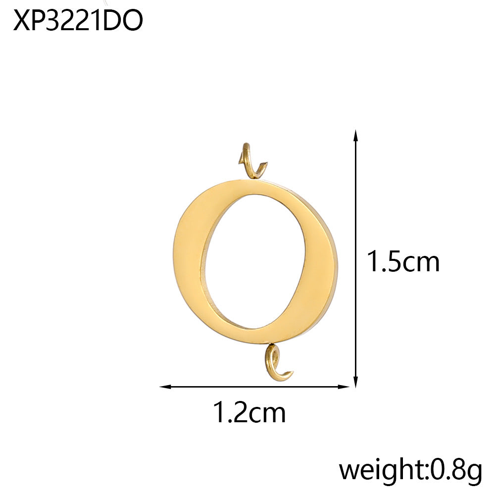 Wholesale Stainless Steel 26 Letter Pendant