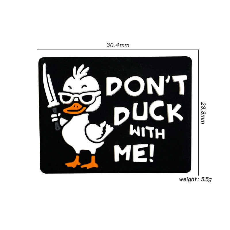 Wholesale 10pcs Duck Silicone Cartoon Focal Beads ACC-BDS-WDX252