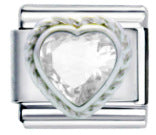 Wholesale Italian Charm Bracelet 9mm DIY Splicing Heart Series Stainless Steel Composable Bracelet