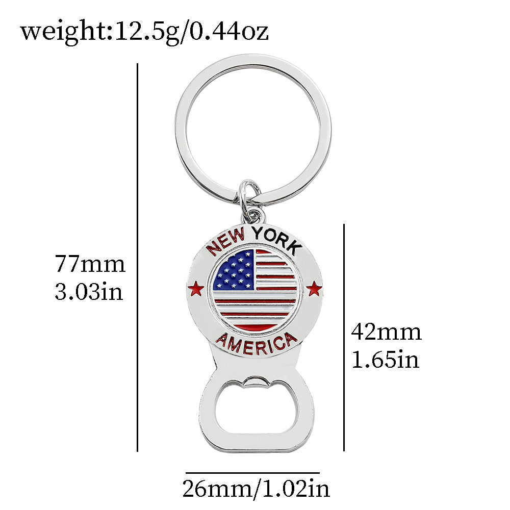 Wholesale  Independence Day Flag Keychain
