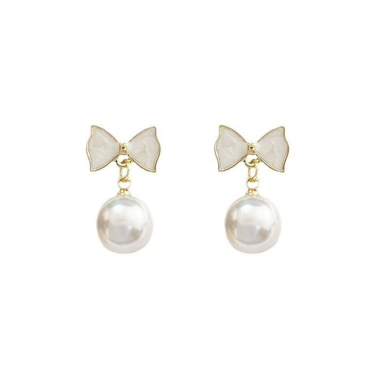 Wholesale S925 Silver Needle Bow Earrings ACC-ES-HaoWen001