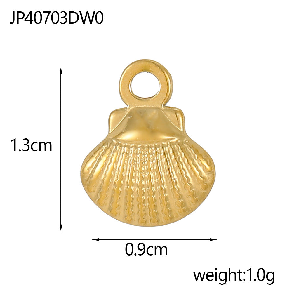 Wholesale Marine elements Stainless steel starfish tropical fish marine life pendant