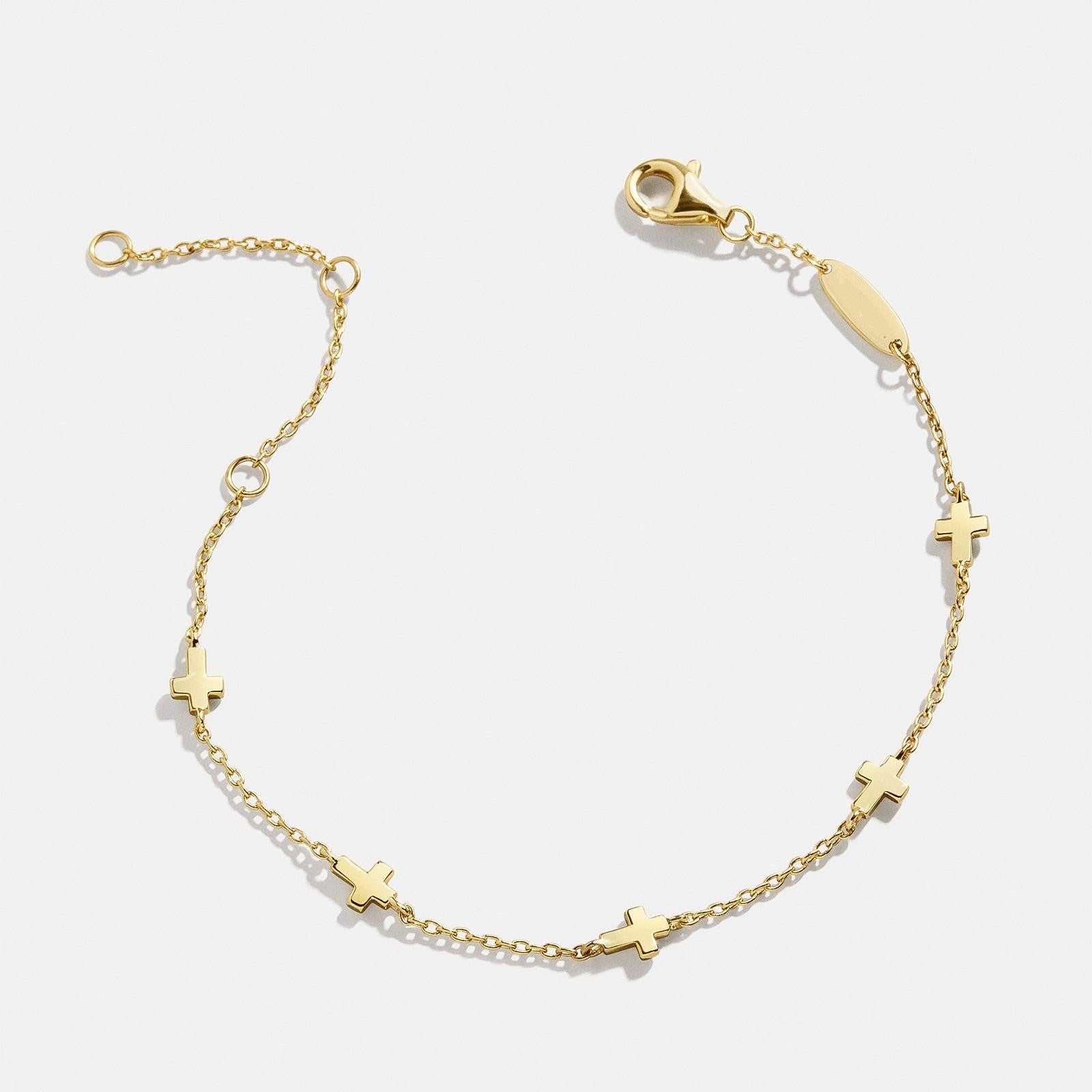 Wholesale non-fading bracelet love devil's eye cross four-leaf clover bracelet