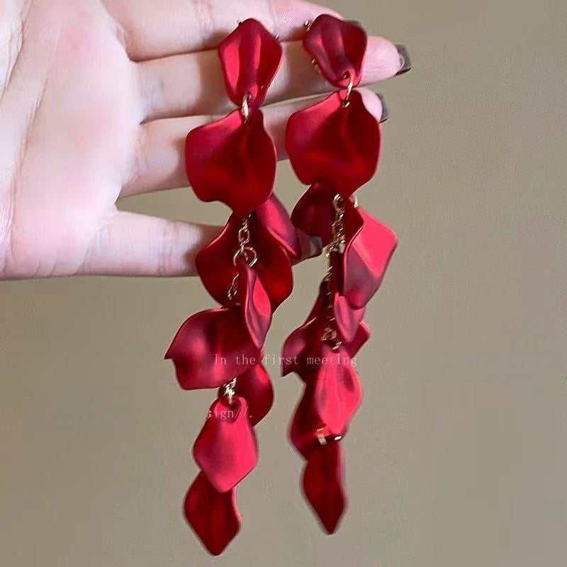 Wholesale  Sunflower Earrings Exaggerated Earrings