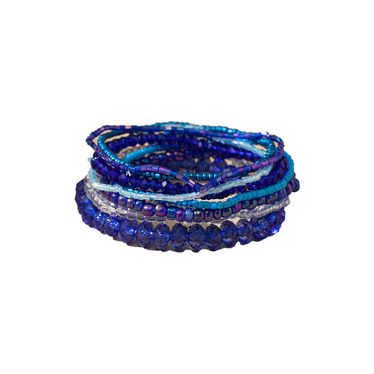 Wholesale Boho Resort Style Crystal Clear Stretch Bracelets ACC-BT-XLH003