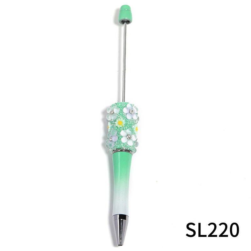 Wholesale  creative flower Gomsophila sugar pen ballpoint pen