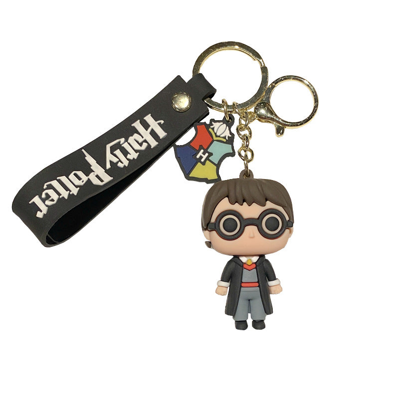 Wholesale Cartoon Cute PVC Soft Keychains Creative Keychain ACC-KC-XinShu014