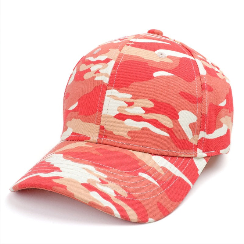 Wholesale Camouflage Baseball Cap  Casual Fashion Velcro Cap Sunscreen Sunshade Hat