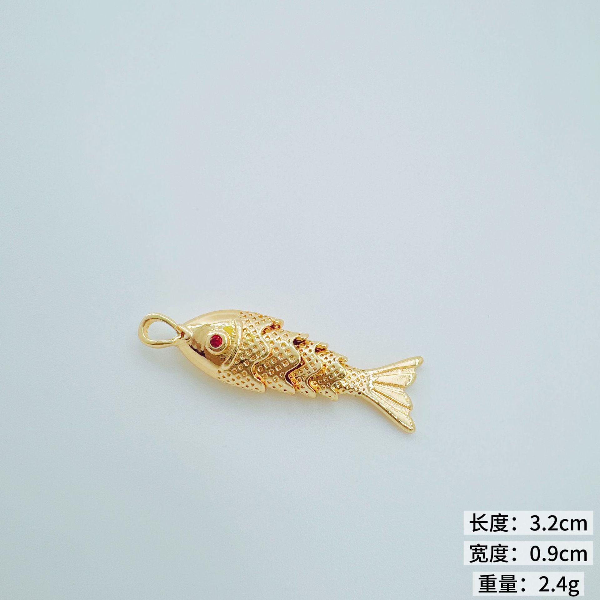 Wholesale Marine-Themed Gold-Plated Copper Enamel Pendants Fashion Accessory for DIY Jewelry