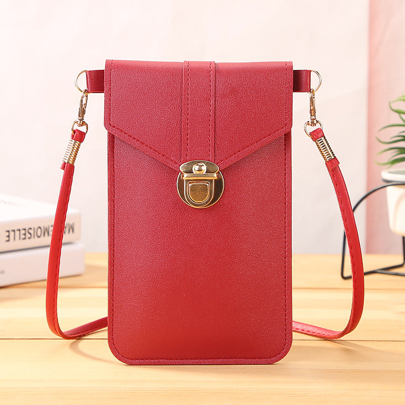 Wholesale  Lock Buckle Small Wallet Shoulder Bags