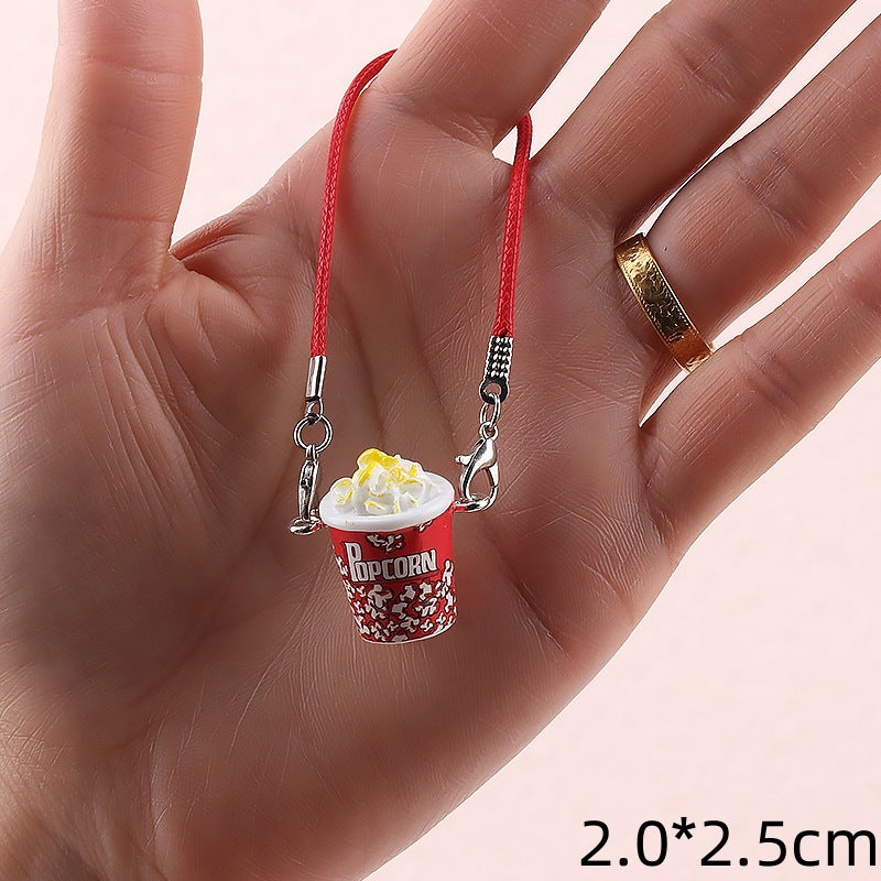 Wholesale Cute cartoon mini popcorn doll accessories