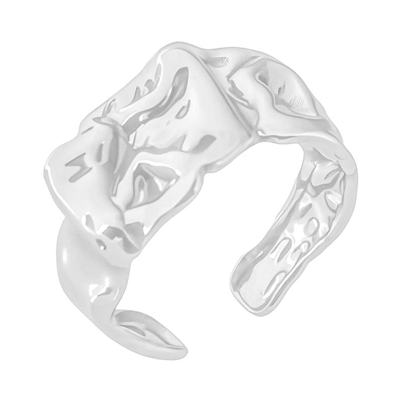 Wholesale titanium steel opening ring does not fade  ring