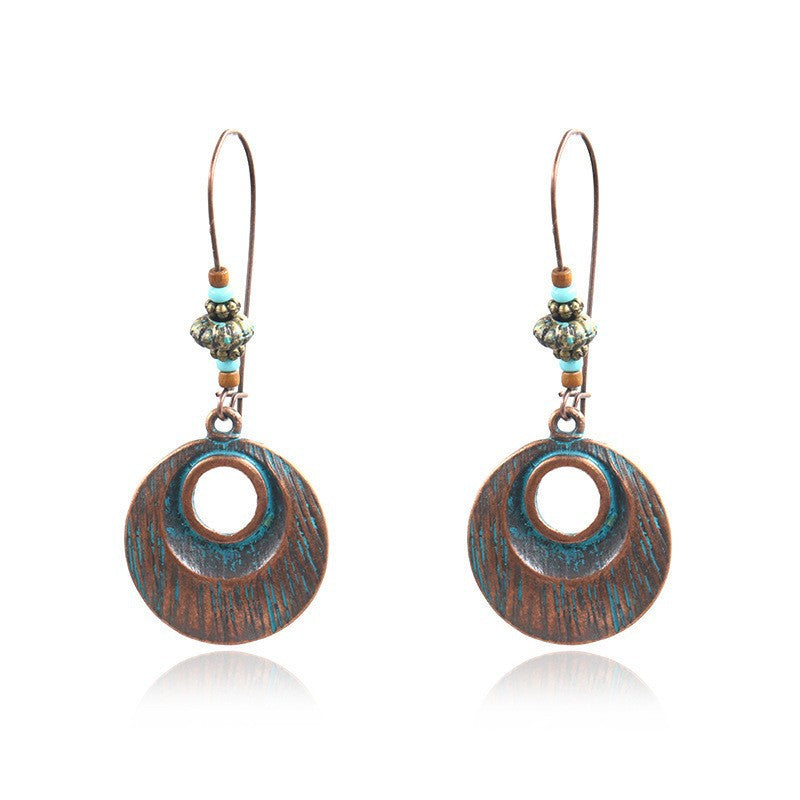 Wholesale Vintage Turquoise Pendant Earrings