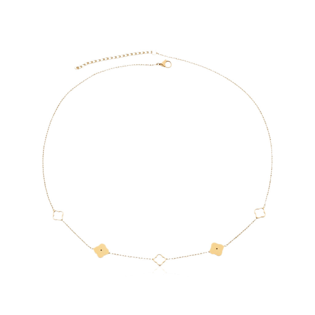 Wholesale Lucky Niche Luxury Titanium Steel Clavicle Chain