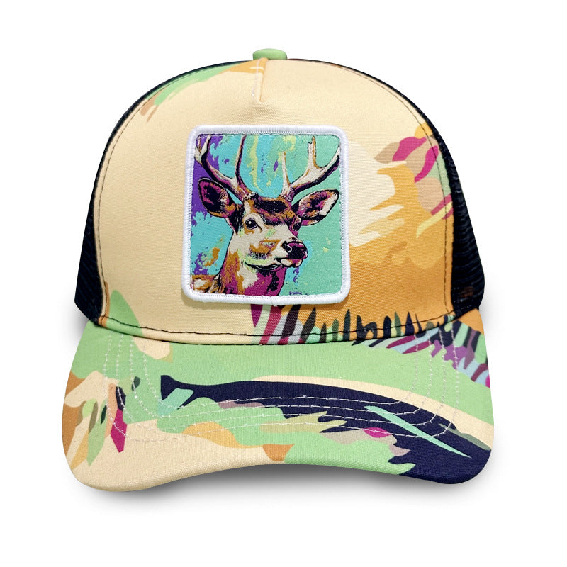 Wholesale Graffiti Animal Embroidery Baseball Cap
