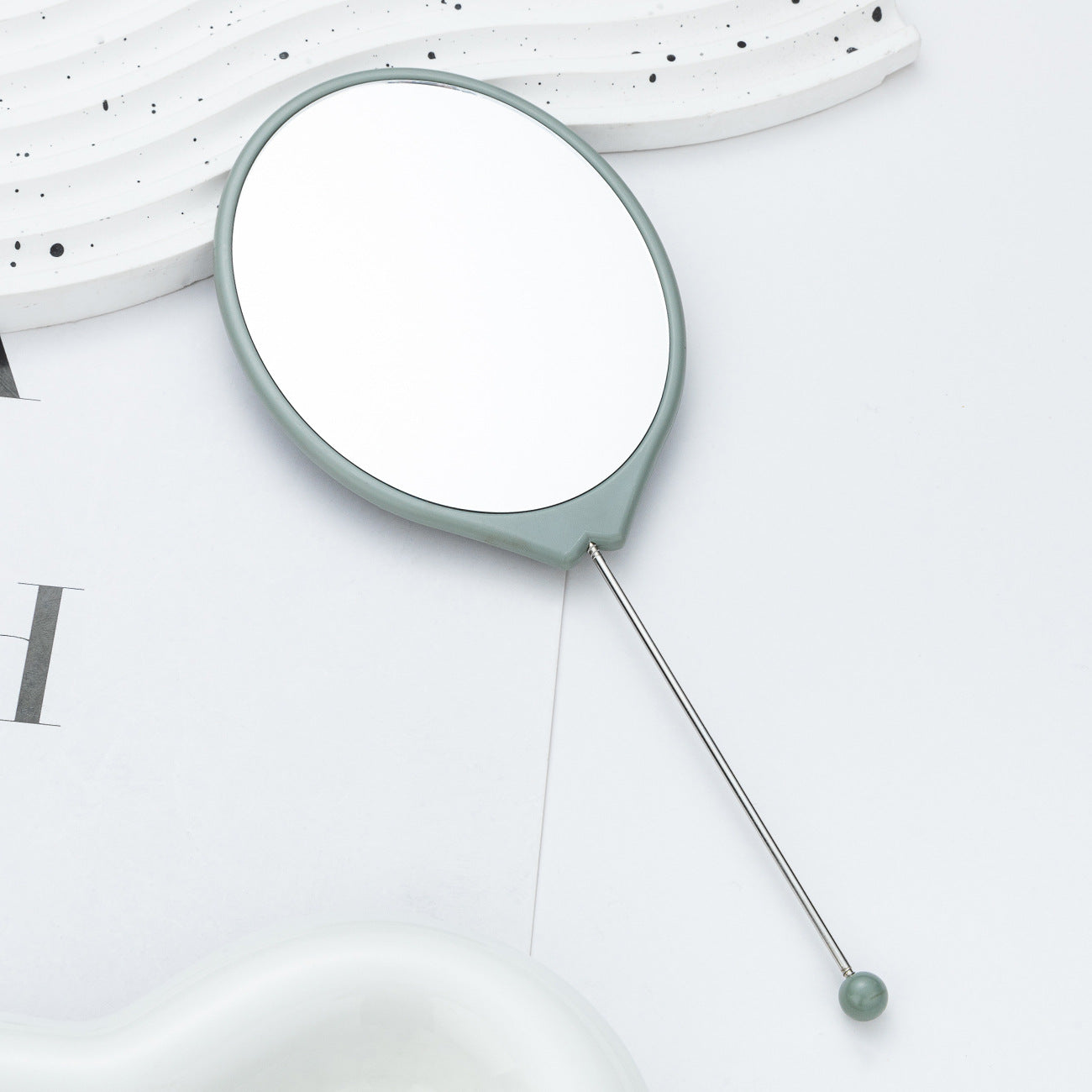 Wholesale DIY Beadable Handheld Makeup Mirror