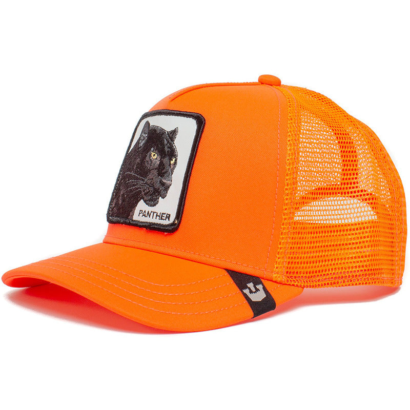 Wholesale Cartoon Animal Sun Protection Mesh Embroidery Hat Baseball Cap ACC-HT-JingKun006