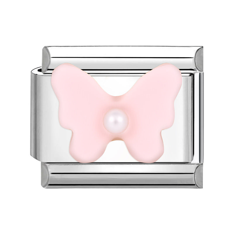 Wholesale  Italian Charm Bracelet 9mm DIY Colorful Personalized Creative Stainless Steel Composable Bracelet