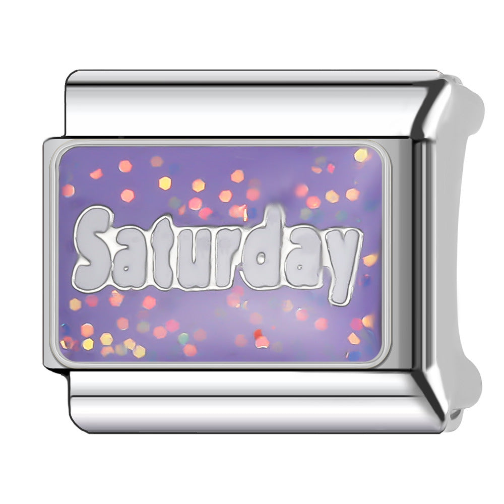 Wholesale Italian module 9MM single month module bracelet