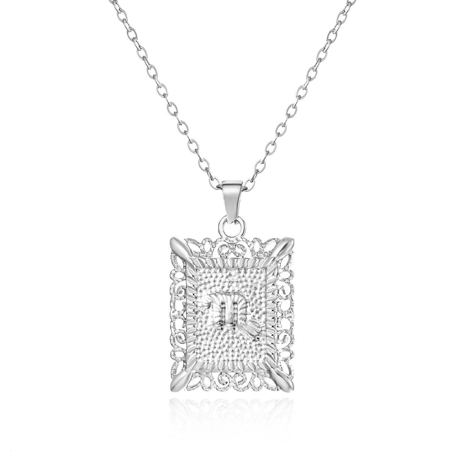 Wholesale Stainless steel twelve constellations necklace