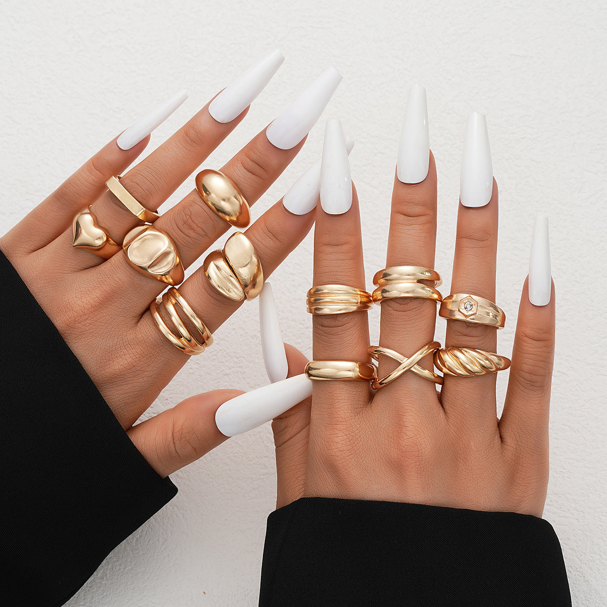 Wholesale Stacking Gemstone Ring Set Rings Jewelry