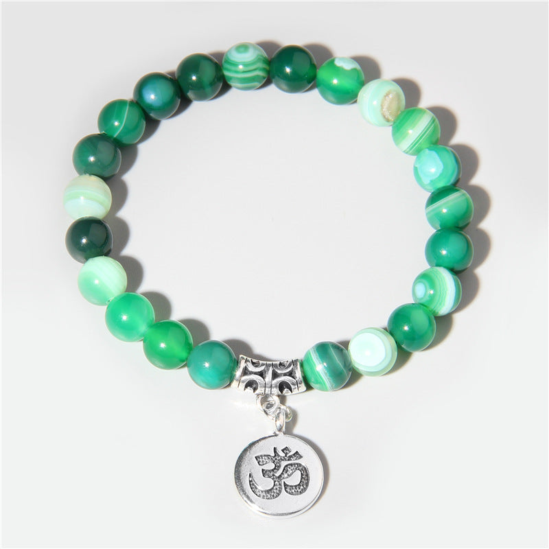 Wholesale Natural Agate Stone Beads Bracelet ACC-BT-GEB008