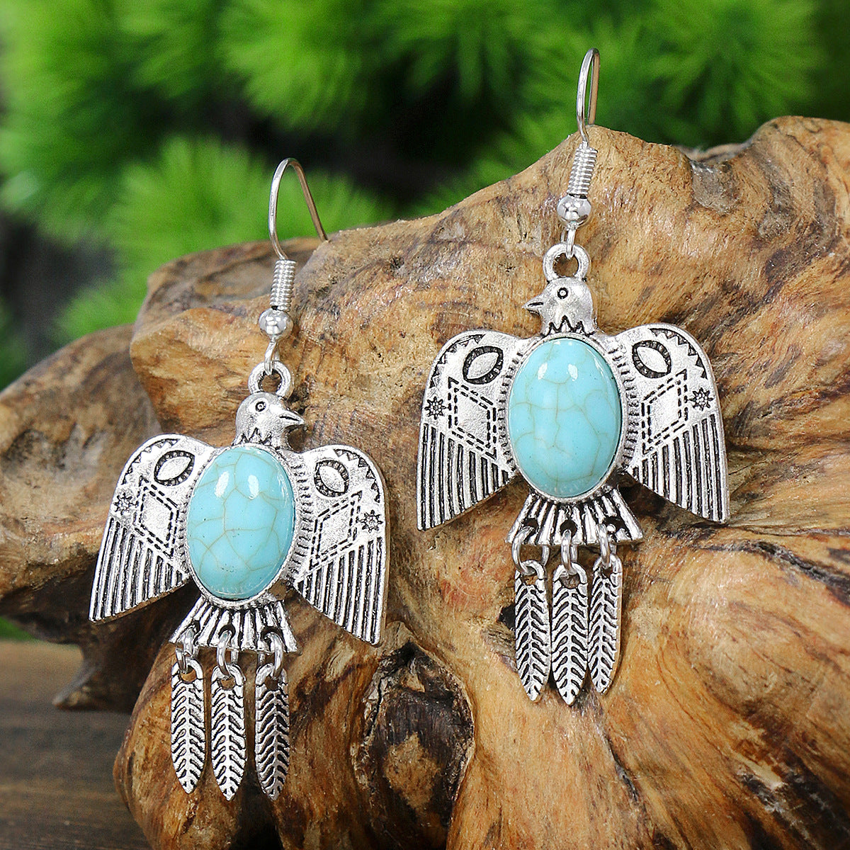 Wholesale Vintage Style Bohemian Waterdrop Shape Long Earrings