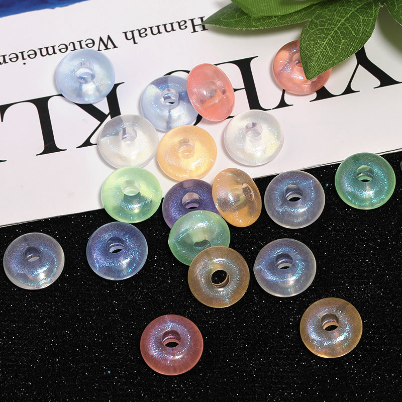 Wholesale 350pcs/pack Luminous Fine Mermaid Abacus Acrylic Beads ACC-BDS-BLG139