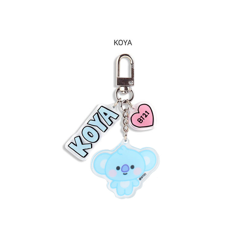 Wholesale Cartoon Acrylic Keychain ACC-KC-QingLian001