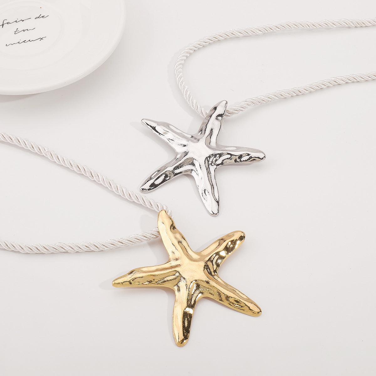 Wholesale beach starfish pendant necklace