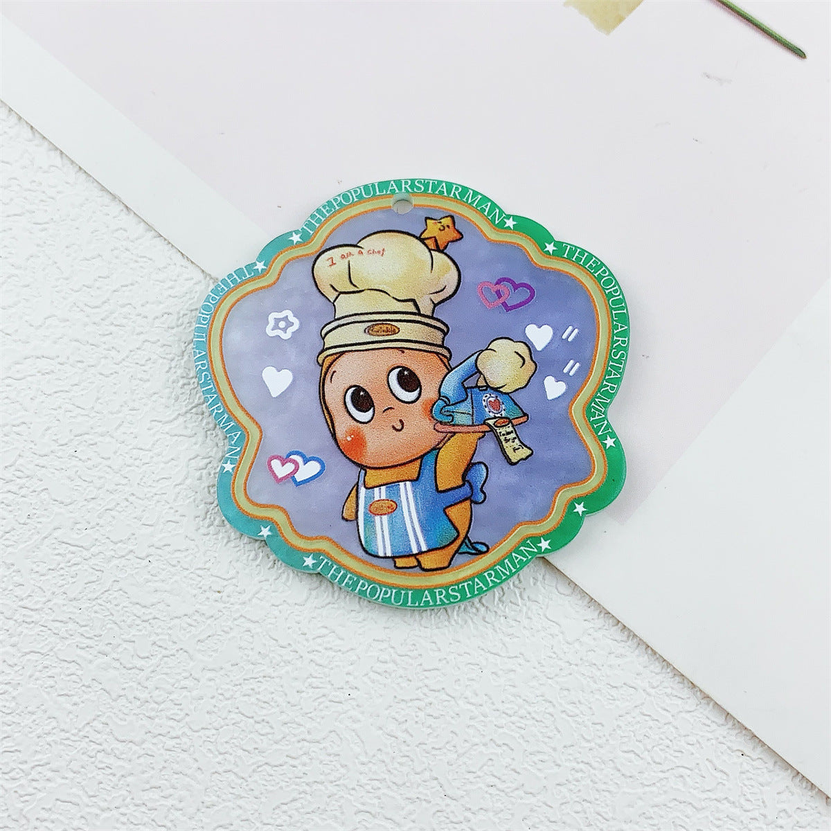 Wholesale Acrylic Flatback Double-Sided Printed Cartoon DlY Keychain Badge Reels Pendant Accessories