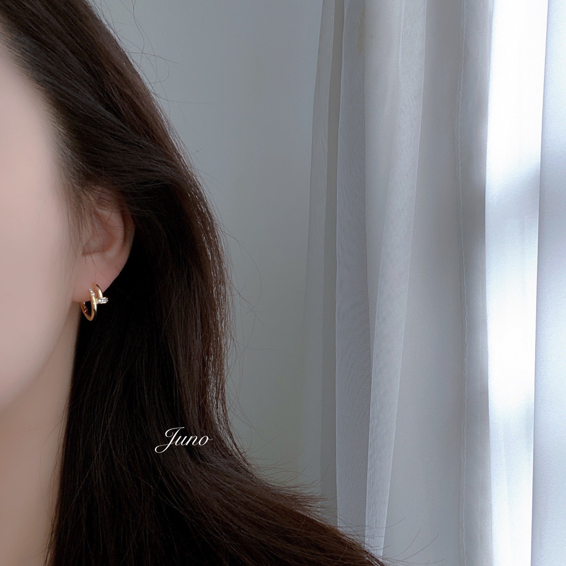 Wholesale  Diamond Nail Earrings Trendy Personalized Simple All-match  Earrings