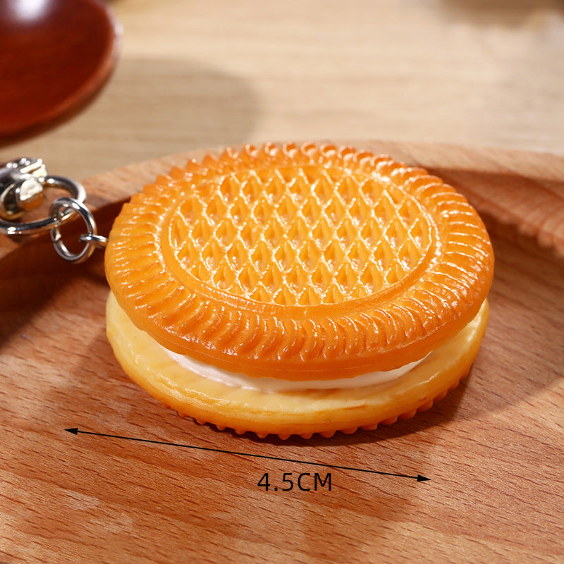 Wholesale Keychain accessories food ornaments keychains