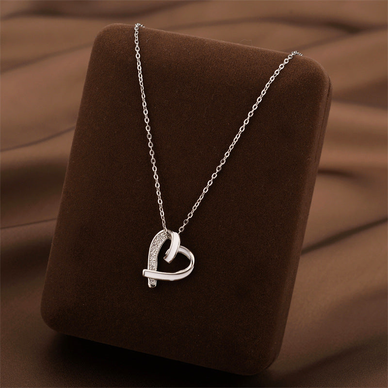 Wholesale Silver Titanium Steel Necklace ACC-NE-Quanx005