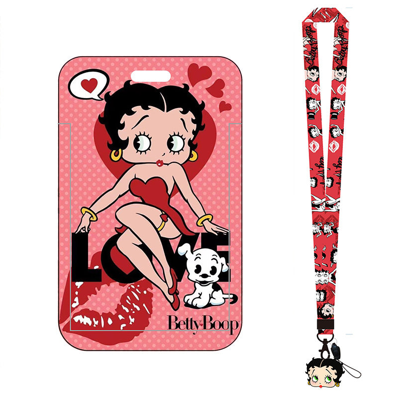 Wholesale Cute Cartoon Girl Lanyard Keychain ACCVIP-KC-AShi004