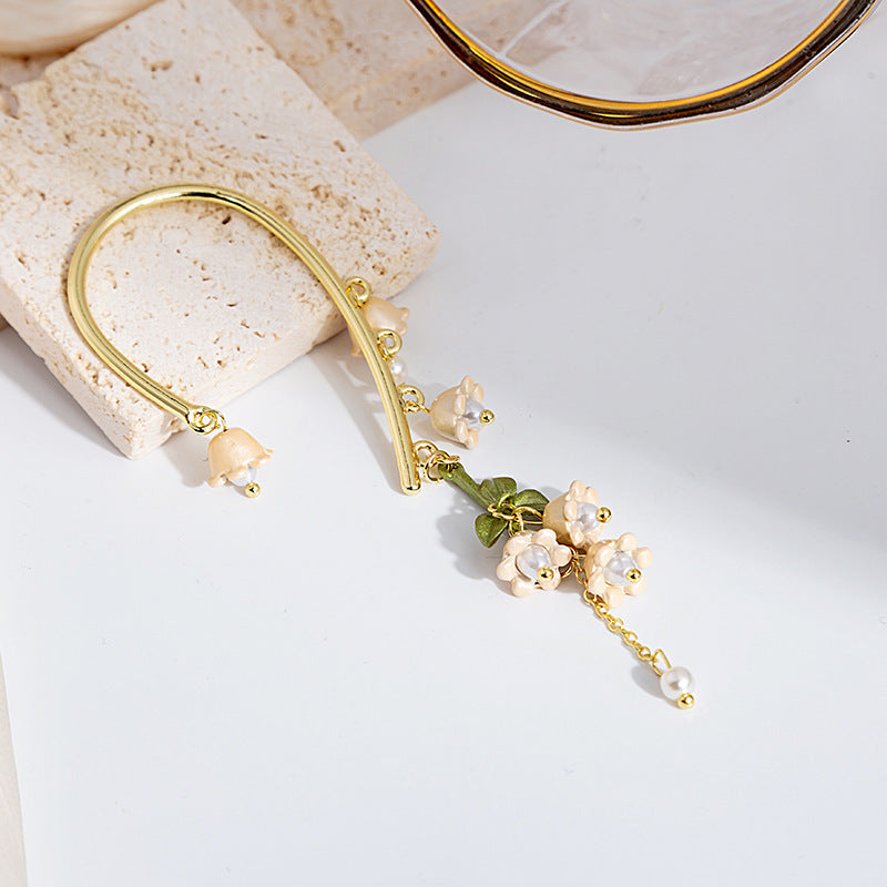 Wholesale  full diamond butterfly snake-shaped earrings