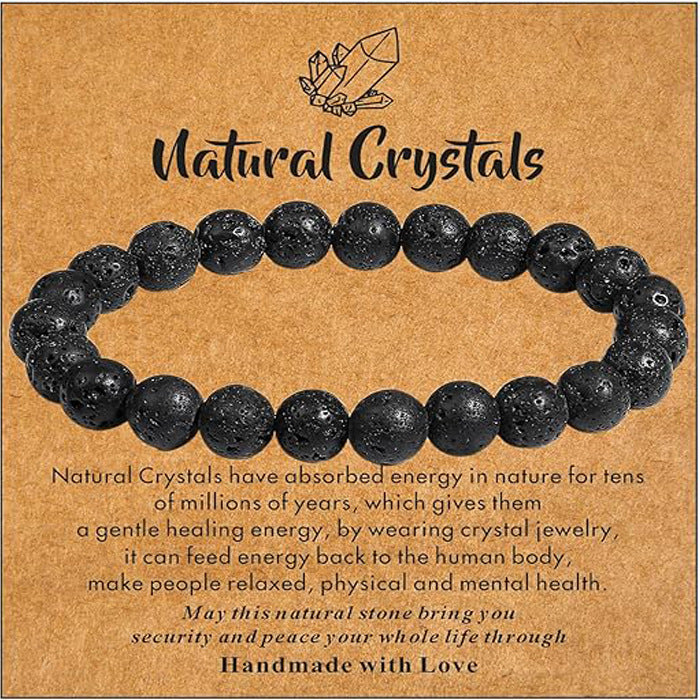 Wholesale Natural Stone Bracelet Handmade Beaded Pink Zebra Amethyst Elastic Cord Bracelet ACC-BT-Yunh004