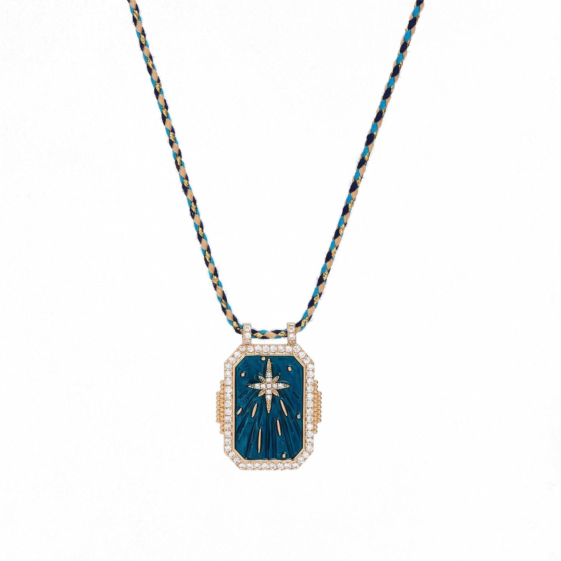 Wholesale Artistic Retro Tarot Generous Brand Necklace