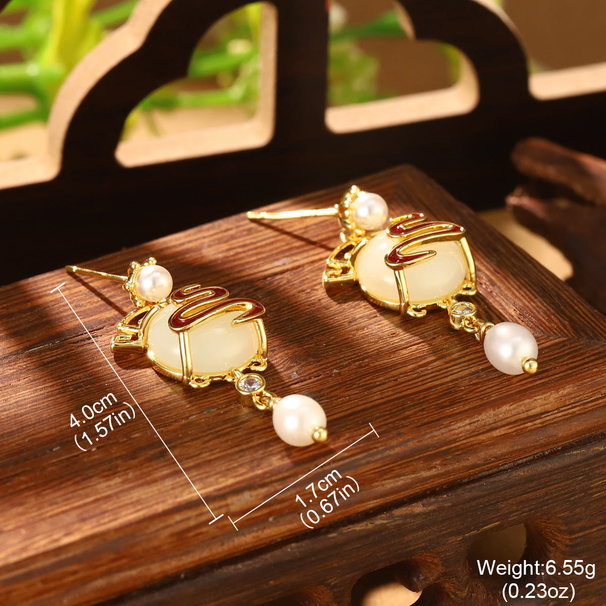 Wholesale Butterfly Pattern Pearl Drop Oil Gradient Flower Necklace Ring Earring Set
