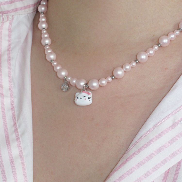 Wholesale Heart Red Apple  Necklace