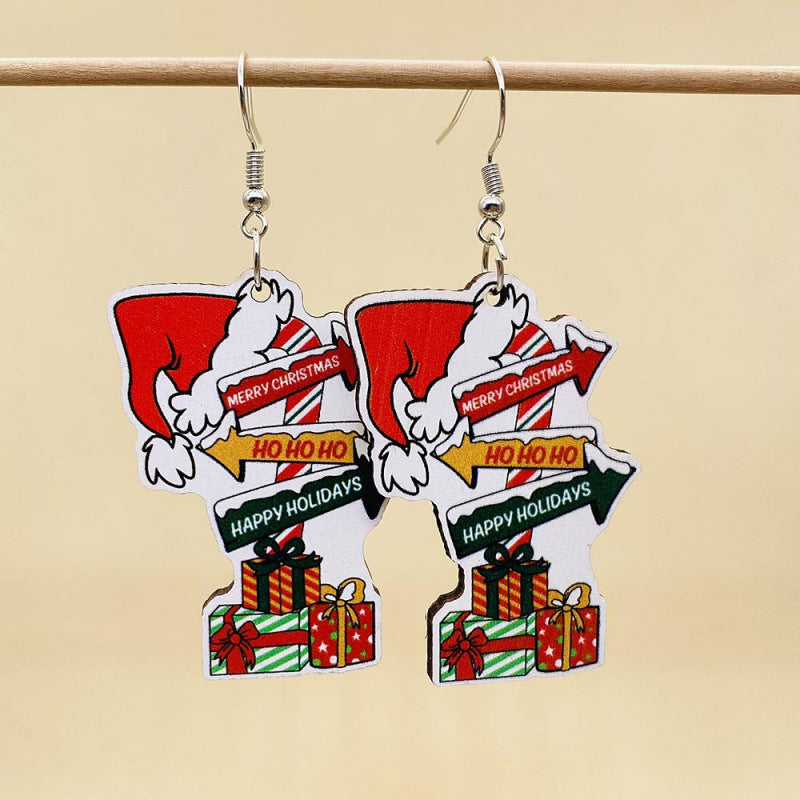 Wholesale Christmas cartoon  series earrings