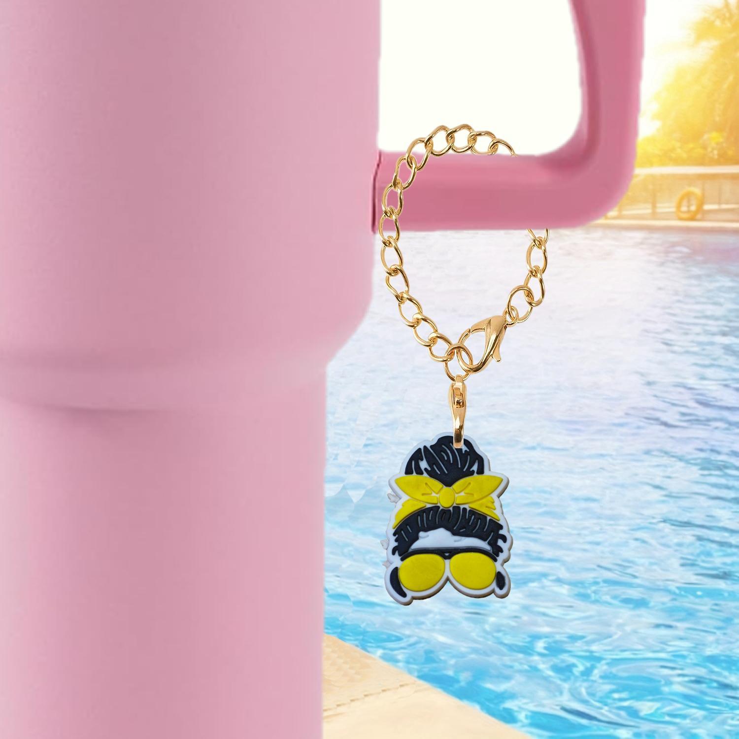 Wholesale MoM Cartoon Soft Rubber Hanging Chain Cup Accessories Chain Mother's Day ACC-CA-XieJi009