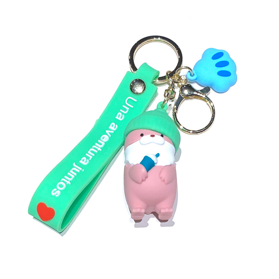 Wholesale Cartoon Cute Polar Bear Keychains ACC-KC-Gongz014