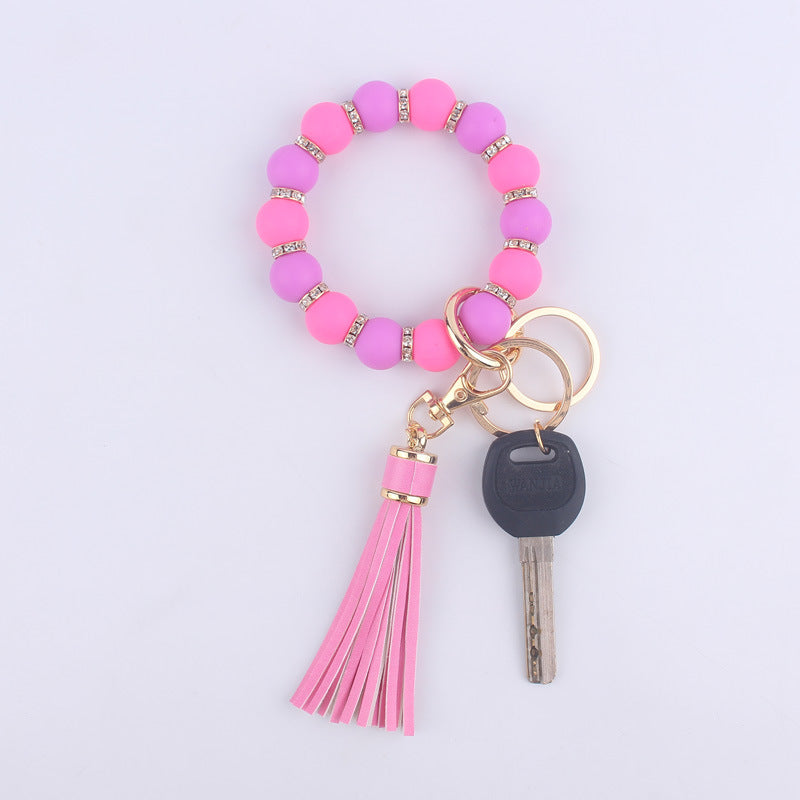 Wholesale Silicone Bracelet Wrist Keychain