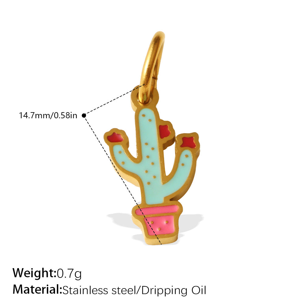 Wholesale plant series dripping  Charms for Jewelry