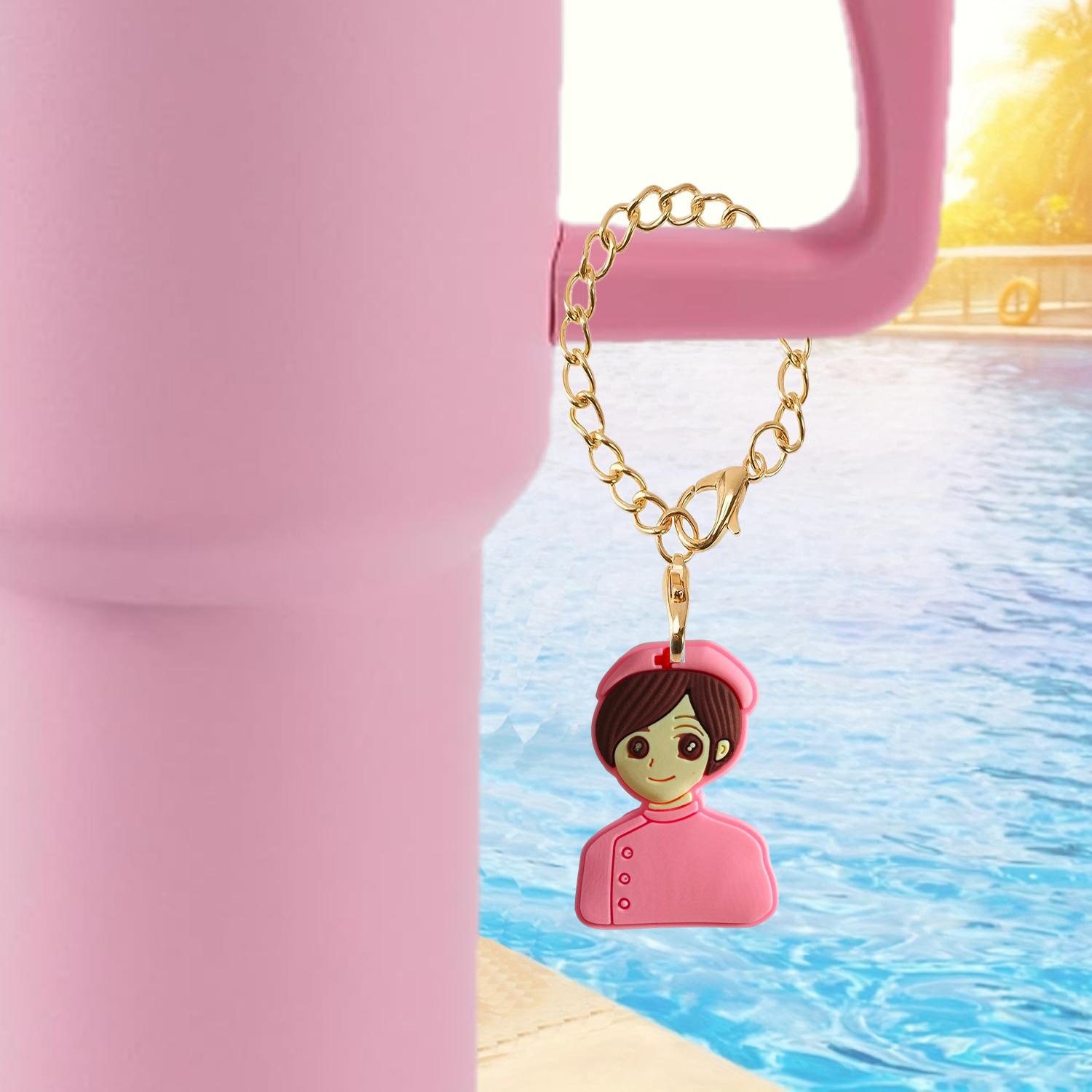 Wholesale Nurse Series Soft Rubber Hanging Chain Cup Accessories Chain ACC-CA-XieJi003