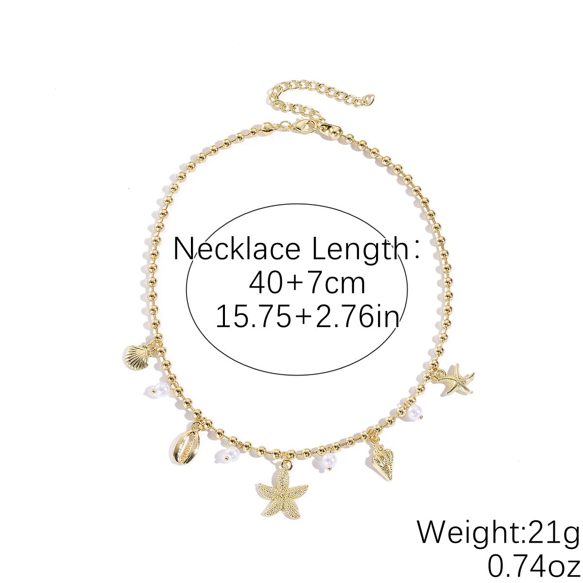 Wholesale Pearl White High-end Simple Style Necklace